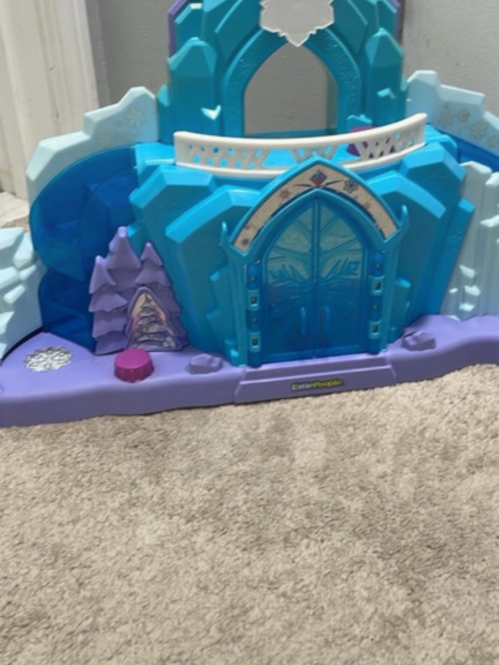 Disney Little People Frozen Ice Castle Olaysets with 4 Figures Fisher-Price - Picture 4 of 9